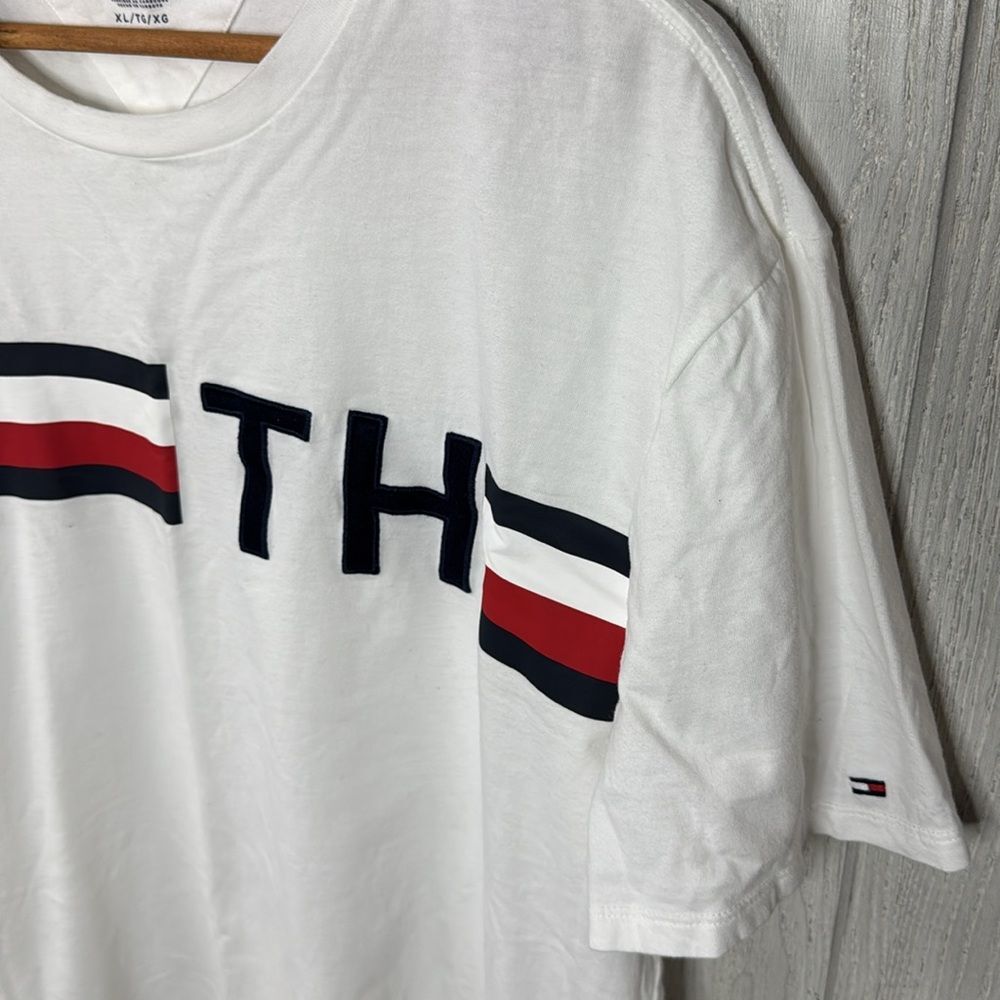Men’s XL Tommy Hilfiger T-shirt, White logo - Picture 4 of 7